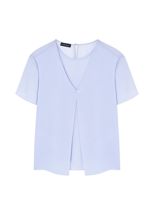 Blusa effetto 2 pezzi in tecno georgette Emporio Armani | EW003333 AF10209.U9341